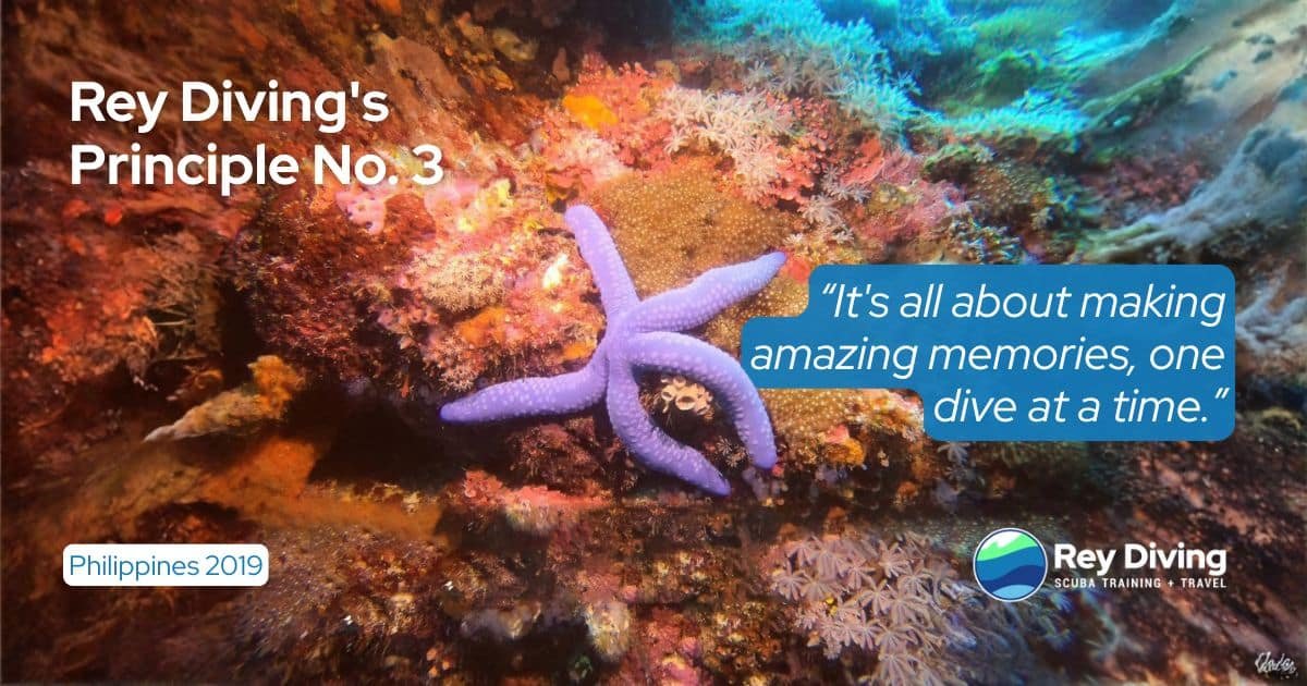 Rey Diving’s Principles 3